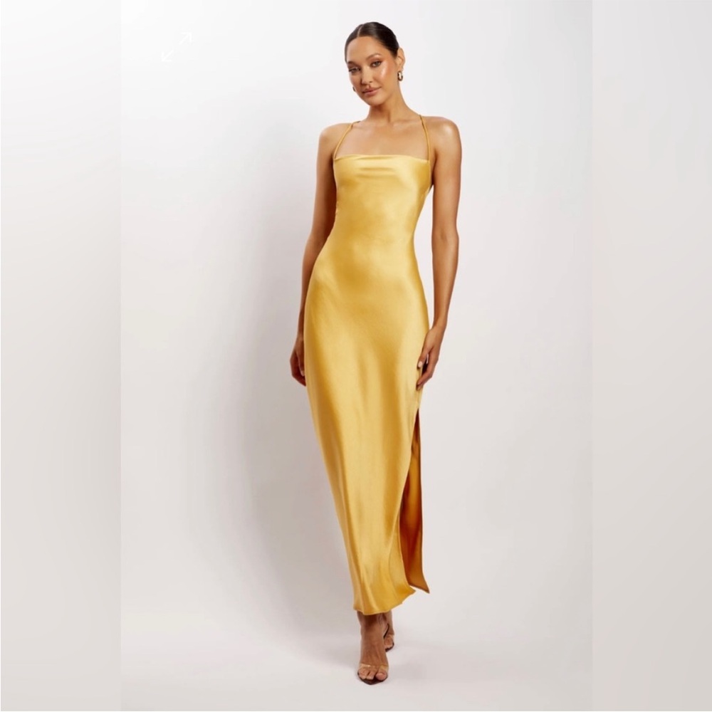 Meshki Sydney Dress in Yellow